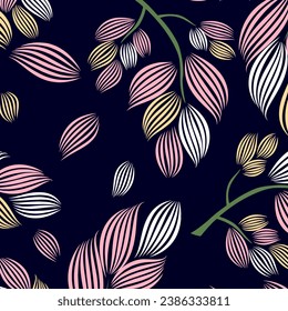 patrón floral, ornamental, abstracto adecuado para necesidades textiles e imprentas