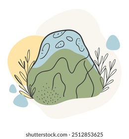 Vector de diseño de ilustración de flores y botánicos 