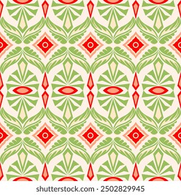 Florals Damask seamless pattern Vector Illustration for Elegant Textile Design 