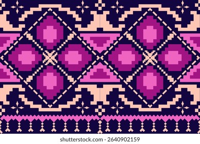 florals fabric pattern pixel purple colour minimalist 