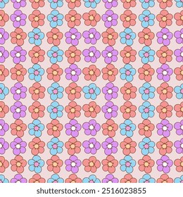 Patrón de flores con diseño dibujado a mano patrón transparente en patrón tropical colorido moderno. Impresión de fondo única abstracta botánica linda para la tela, ropa, papel de embalaje, cubierta, alfombra, decoración para el hogar