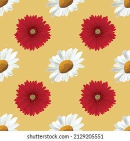 florals seamless design for fabric