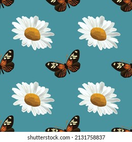 florals seamless design for fabric