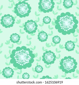 florals seamless pattern consisting of floral,leaves, circle ,square,line for making fabric patterns, backgrounds, wallpapers,textiles,bag,garment,fashion design.