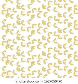 florals seamless pattern consisting of floral,leaves, circle ,square,line for making fabric patterns, backgrounds, wallpapers,textiles,bag,garment,fashion design,blond,gold.