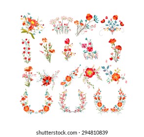 florals set