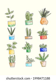 Flora,plant,leaves,botanical background vector illustration.Seamless, pattern.