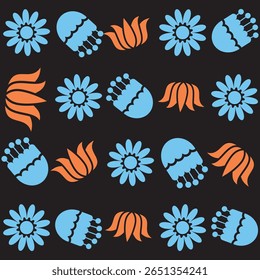 Florar Vektor. Projeto de fundo floral abstrato com elementos botânicos artísticos