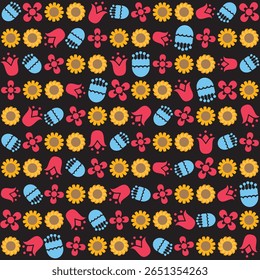 Florar Vektor. Projeto de fundo floral abstrato com elementos botânicos artísticos