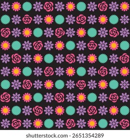 Florar Vektor. Abstract Floral Background Design with Artistic Botanical Elements