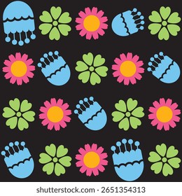 Florar Vektor. Projeto de fundo floral abstrato com elementos botânicos artísticos