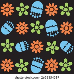 Florar Vektor. Projeto de fundo floral abstrato com elementos botânicos artísticos