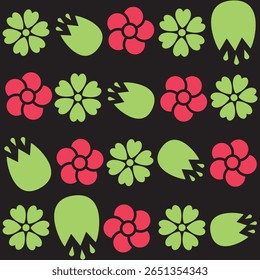 Florar Vektor. Projeto de fundo floral abstrato com elementos botânicos artísticos