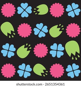 Florar Vektor. Projeto de fundo floral abstrato com elementos botânicos artísticos