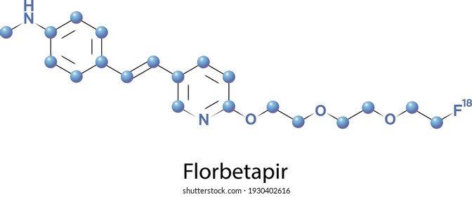 Florbetapir Is A PET Scanning Radiopharmaceutical Compound Containing The Radionuclide Fluorine-18