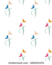 florel vector  design allover pattern