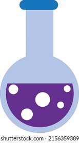 Florence flask icon. on white background