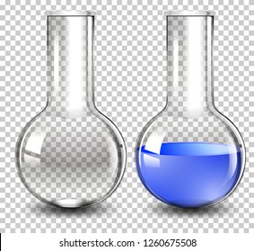  Florence flask on transparent background illustration