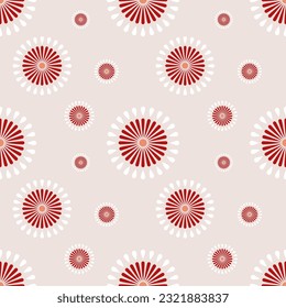 Flores gift wrapping paper seamless 