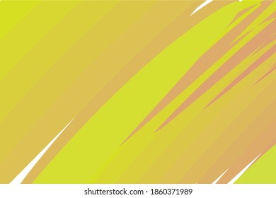 Florescent green color on higher side of percentage covering with light pink shade with little bit brown color used. Design showing
the diagonal  thin pointed leaf storks diagonal strip in color