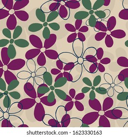 Floret Collection Seamless Surface Pattern