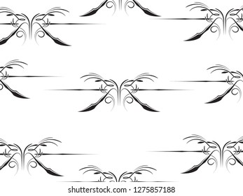 florid vector for banner, presentation and wallpaper purposes on white background 62