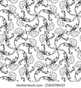 florid vector pattern pack design 