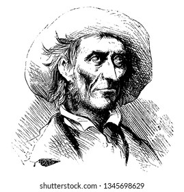 Florida Cracker refers to the original colonial era American pioneer settlers of the state of Florida, vintage line drawing or engraving illustration
