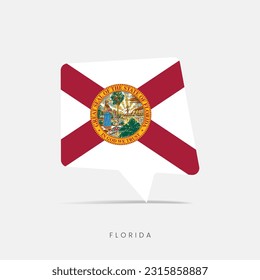 Florida flag bubble chat icon