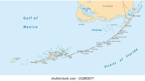 florida keys map