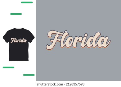 Florida lover t shirt design