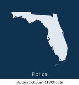 Florida map vector