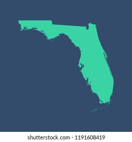Florida map vector
