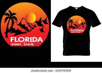 florida miami beach t shirt