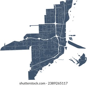 Florida Miami City map with Future Land Use from City of Miami GIS Open Data
