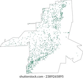 Florida Árbol de la Ciudad de Miami Permisos de datos abiertos del GIS de la Ciudad de Miami
