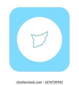 Mapa de la región de Florida, en Uruguay