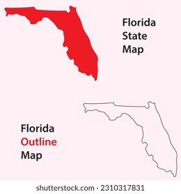 florida state map of usa