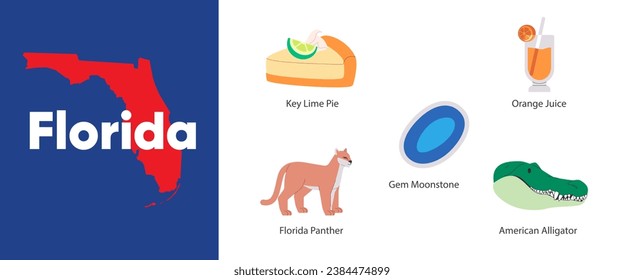 Florida states and symbol