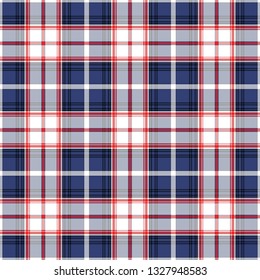 Florida's Tartan. Seamless pattern for tartan of U.S.State Florida for fabric, kilts, skirts, plaids. Frequent, small weaving. 