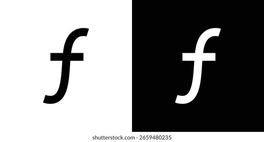 Florin sign icon Vector scalable graphics