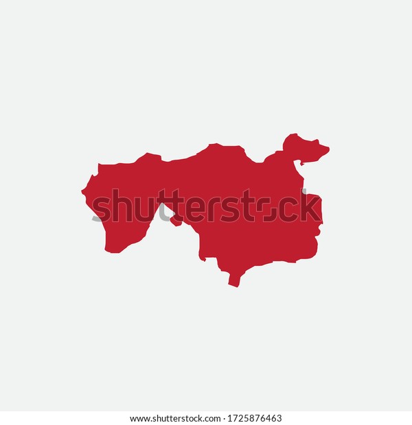 Florina City Greece Map Vector Illustration Stock Vector (Royalty Free ...