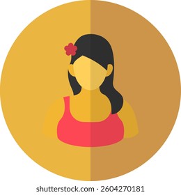 Florist Icon Element For Design