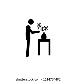florist icon. Element of people at work icon for mobile concept and web apps. Detailed florist icon can be used for web and mobile on white background