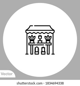 Florist icon sign vector,Symbol, logo illustration for web and mobile