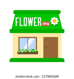 Ilustración florista. Icono de diseño plano.