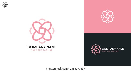 Florist Shop logo - All elements on this template are editable with vector software