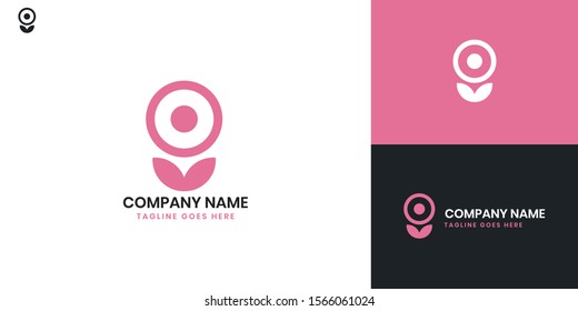 Florist Shop logo - All elements on this template are editable with vector software