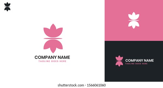 Florist Shop logo - All elements on this template are editable with vector software