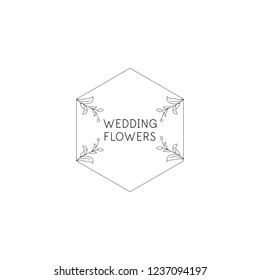 Florist Wedding Logo Design